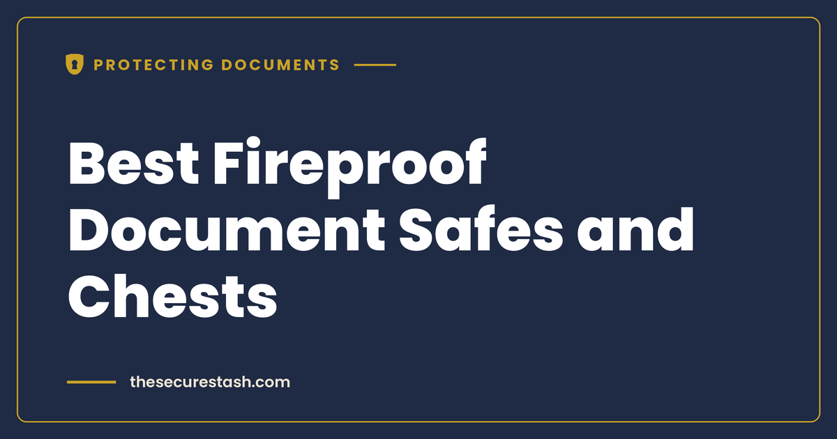 Best Fireproof Document Safes and Chests: UL-Rated Picks for Papers, Files, and Passports